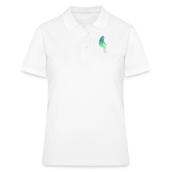 Filles Snowboard Sports d’hiver Alpes - Polo Femme - blanc - Devant - Ailine (174cm)
