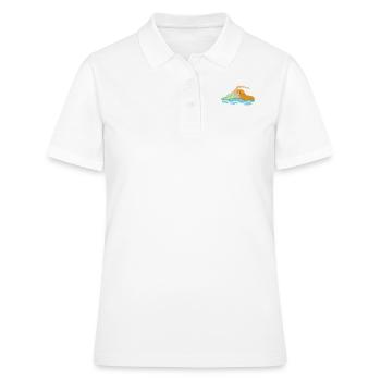 Natation Sauveteur Cours de natation Piscine extérieure Cadeau - Polo Femme - blanc - Devant - Ailine (174cm)