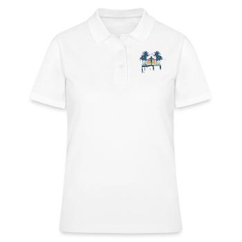 Hawaï - Polo Femme - blanc - Devant - Ailine (174cm)