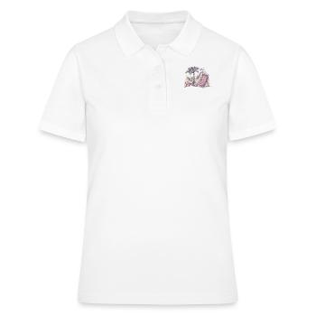 Hawaï - Polo Femme - blanc - Devant - Ailine (174cm)