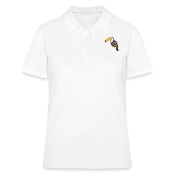Tukan - Frauen Polo Shirt - Weiß - Vorne - Ailine (174cm)