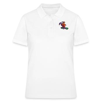 Snowboard Holiday Winter Holiday Mountains - Polo Femme - blanc - Devant - Ailine (174cm)