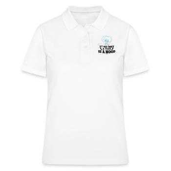 Botanik Wald Entspannung Therapie - Frauen Polo Shirt - Weiß - Vorne - Ailine (174cm)