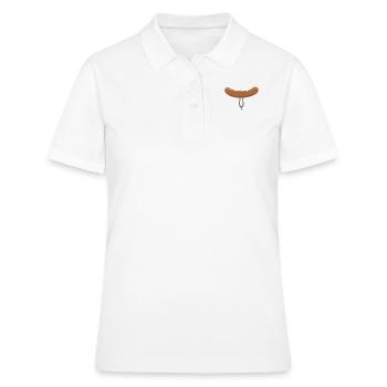Wettkampf Hot dog Geschenkidee - Frauen Polo Shirt - Weiß - Vorne - Ailine (174cm)