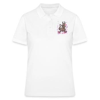 Känguru Australien Beuteltier Mädchen - Frauen Polo Shirt - Weiß - Vorne - Ailine (174cm)