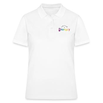 diversité / diversité 2 - Polo Femme - blanc - Devant - Ailine (174cm)