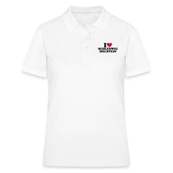 Schleswig Holstein - Frauen Polo Shirt - Weiß - Vorne - Ailine (174cm)