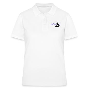 Montagnes du Cri de Loup - Polo Femme - blanc - Devant - Ailine (174cm)