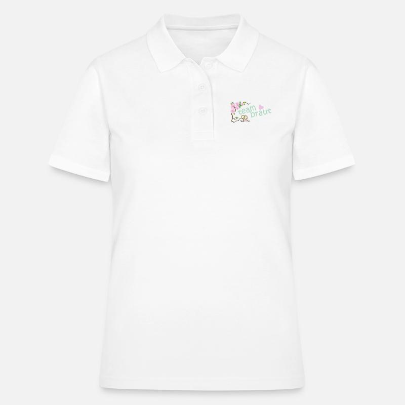 team bride - Women's Polo Shirt - white