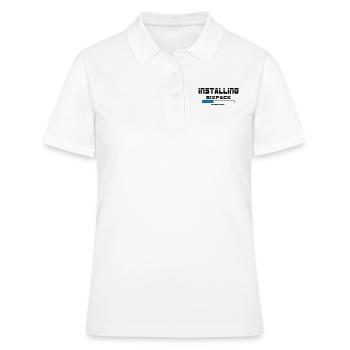 installing sixpack - Women's Polo Shirt - white - Front - Ailine (174cm)