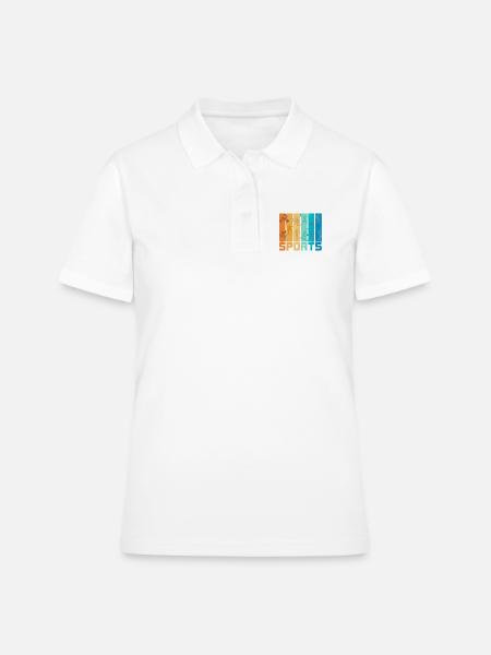 Sports - Frauen Polo Shirt - Weiß