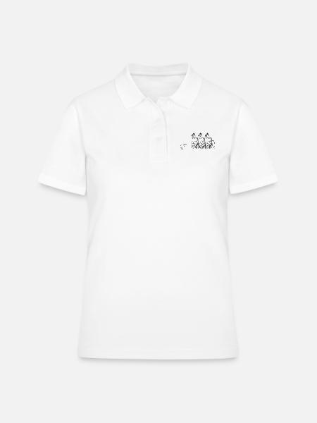 Maori avec Kiwi - Polo Femme - blanc