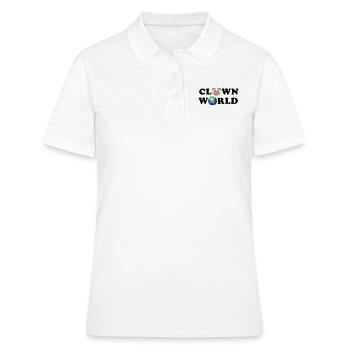 Monde des clowns - Polo Femme - blanc - Devant - Ailine (174cm)