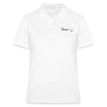 Einfach Premium - Frauen Polo Shirt - Weiß - Vorne - Ailine (174cm)