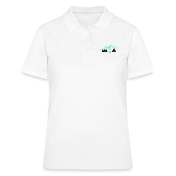 Snowboarding - Frauen Polo Shirt - Weiß - Vorne - Ailine (174cm)