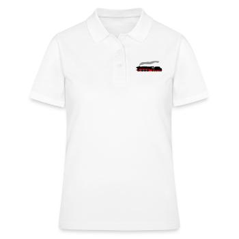 Dampflok - Frauen Polo Shirt - Weiß - Vorne - Ailine (174cm)