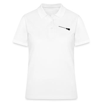 Hexenbesen - Frauen Polo Shirt - Weiß - Vorne - Ailine (174cm)