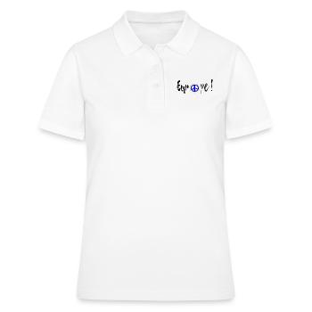 Europe! Vote Europe! - Frauen Polo Shirt - Weiß - Vorne - Ailine (174cm)