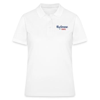 Bretonne de coeur - Polo Femme - blanc - Devant - Ailine (174cm)