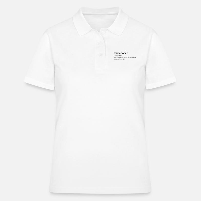 vaitefoder definition portugal - Polo Femme - blanc