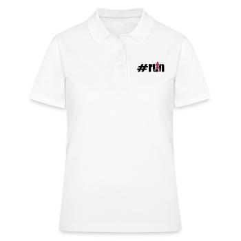 run woman 2 colours - Polo Femme - blanc - Devant - Ailine (174cm)