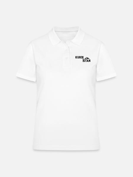Kurdistan - Polo Femme - blanc