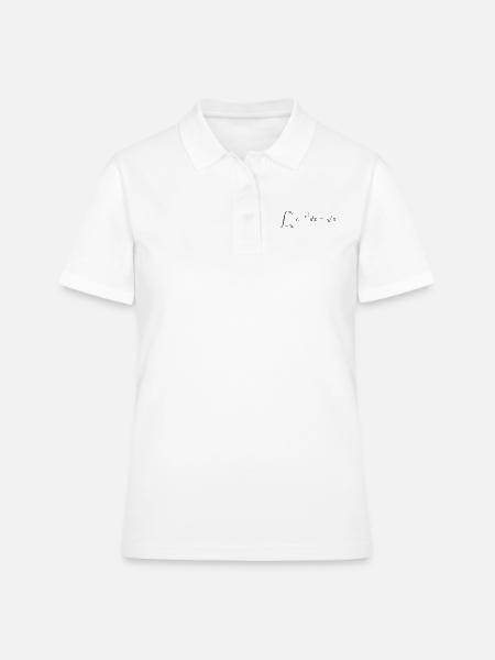 Gauss l’idée de cadeau intégral - Polo Femme - blanc