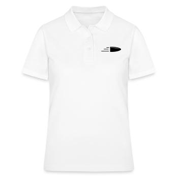 bullet Munition Kugel Geschoss Waffe - Frauen Polo Shirt - Weiß - Vorne - Ailine (174cm)