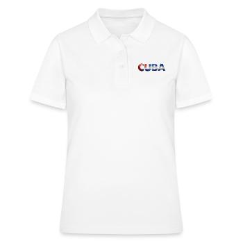 Cuba - Polo Femme - blanc - Devant - Ailine (174cm)
