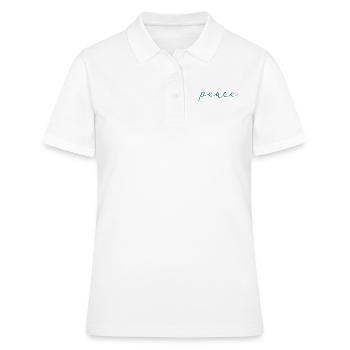 Friede - Frauen Polo Shirt - Weiß - Vorne - Ailine (174cm)