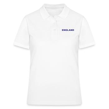 England Soccer - Football - Great Britain - Frauen Polo Shirt - Weiß - Vorne - Ailine (174cm)