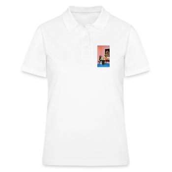 Chill Surreal Alien - Women's Polo Shirt - white - Front - Ailine (174cm)