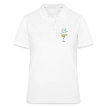 Salz Limette Fiesta - Frauen Polo Shirt - Weiß - Vorne - Ailine (174cm)