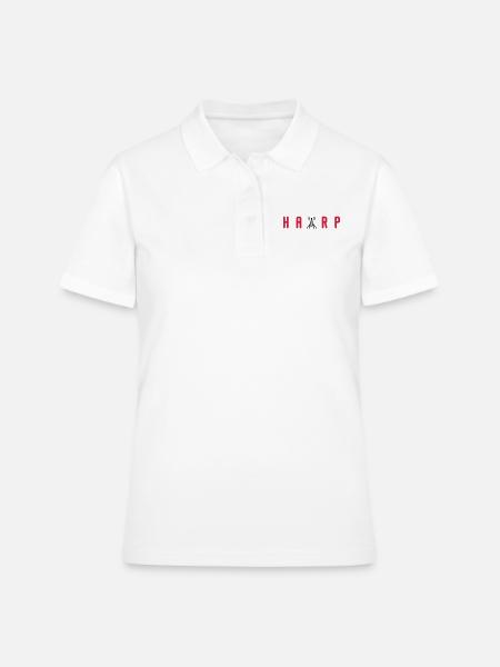 HAARP - WEATHER MANIPULATION CONSPIRACY THEORY - Women's Polo Shirt - white