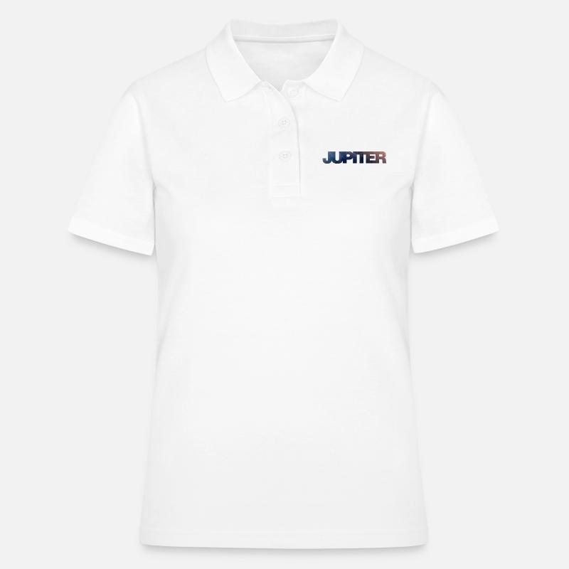 Jupiter | surface - Polo Femme - blanc