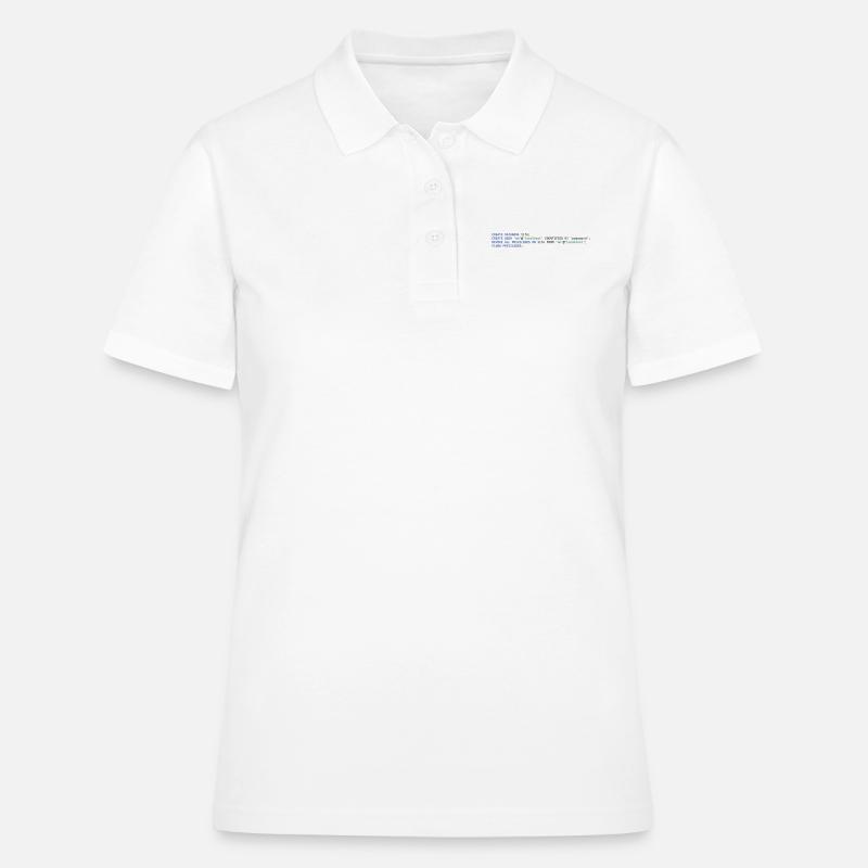 SQL PSEUDO - DATABASE LIFE WITHOUT PERMISSIONS - Polo Femme - blanc