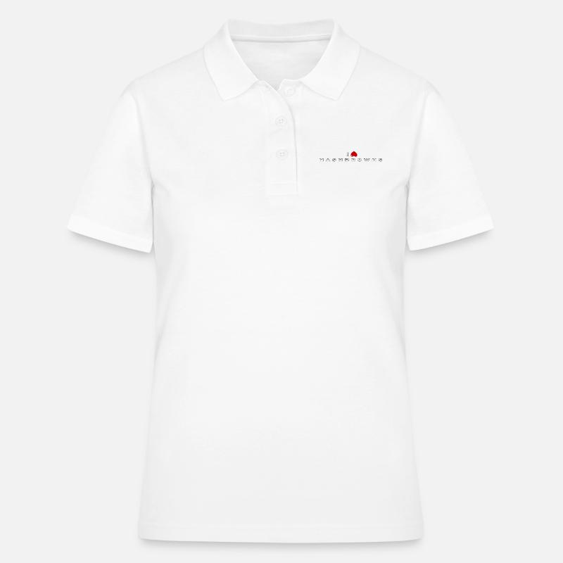 I hate Hashbrowns - Women's Polo Shirt - white