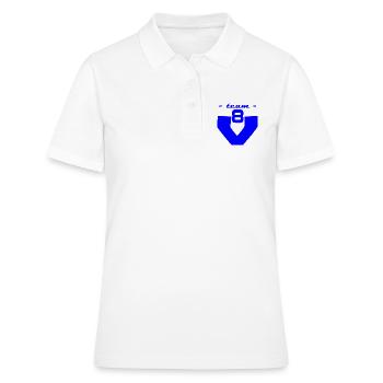 Team V8 - Frauen Polo Shirt - Weiß - Vorne - Ailine (174cm)