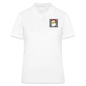 Softball Noël Joueur de softball Cadeau de Noël - Polo Femme - blanc - Devant - Ailine (174cm)
