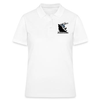 Downhiller - Polo Femme - blanc - Devant - Ailine (174cm)