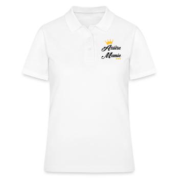 Großmütter / Oma / Mami / Großmutter / Mamy - Frauen Polo Shirt - Weiß - Vorne - Ailine (174cm)