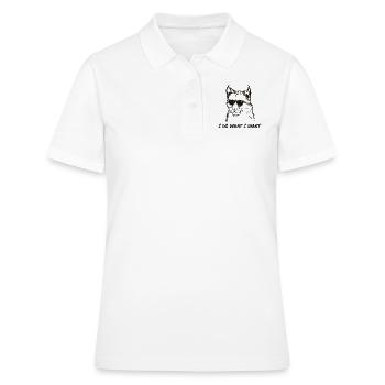 Luchs - Frauen Polo Shirt - Weiß - Vorne - Ailine (174cm)