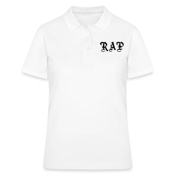 RAP - Frauen Polo Shirt - Weiß - Vorne - Ailine (174cm)