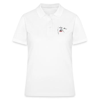 Jackson Hole Gondel - Frauen Polo Shirt - Weiß - Vorne - Ailine (174cm)