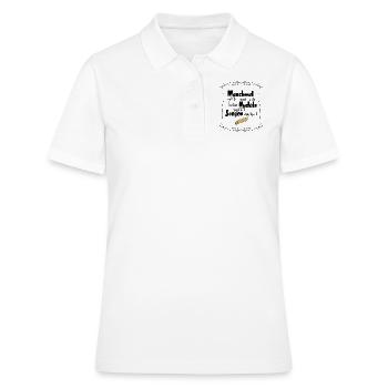 Nudeln - Frauen Polo Shirt - Weiß - Vorne - Ailine (174cm)