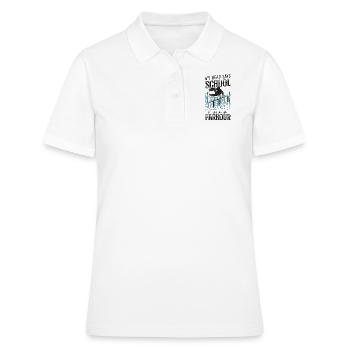 Parkour Free Running Traceur - Polo Femme - blanc - Devant - Ailine (174cm)