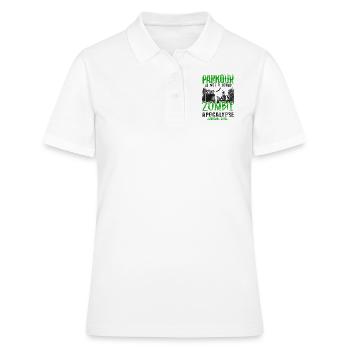 Parkour Free Running Traceur - Polo Femme - blanc - Devant - Ailine (174cm)