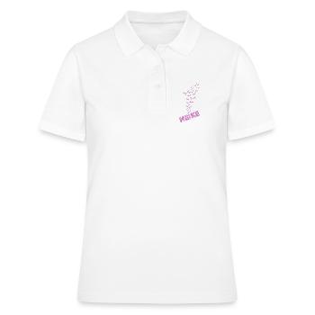Geschenk für Meike - Frauen Polo Shirt - Weiß - Vorne - Ailine (174cm)
