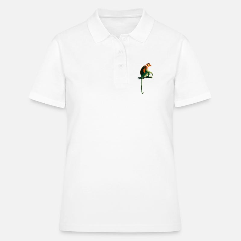 Proboscis monkey - Women's Polo Shirt - white