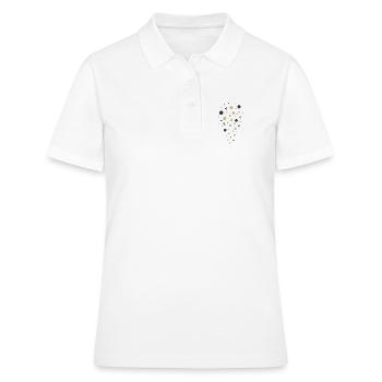 Geometric confetti - Women's Polo Shirt - white - Front - Ailine (174cm)